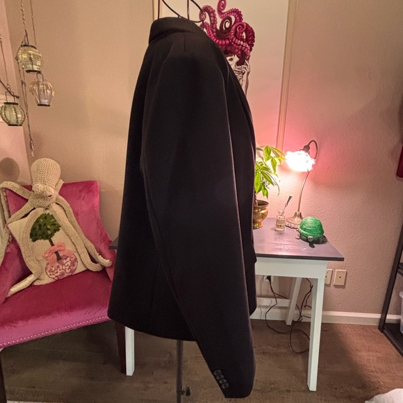Ann Taylor Black Single-Button Blazer - Picture 3 of 8
